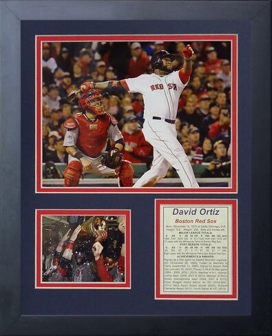 Legends Never Die "David Ortiz World Series MVP Framed Photo Collage, 11 x 14-Inch, (46958U) in Saudi Arabia