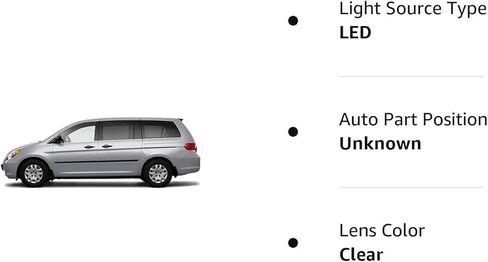 مصباح LED داخلي XtremeVision لسيارة Honda Odyssey 2005-2010 (11 قطعة) طقم LED داخلي أبيض نقي + أداة تثبيت in Kuwait
