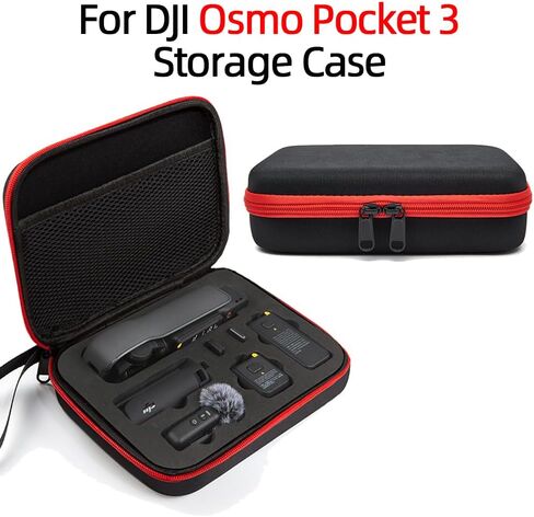 حقيبة حمل، حقيبة سفر محمولة لكاميرا DJI Osmo Pocket 3 (أسود) in Kuwait