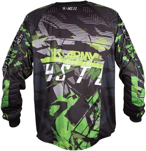 HK Army HSTL Line Padded Paintball Jersey - Slime - Youth in Saudi Arabia