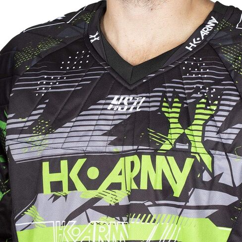HK Army HSTL Line Padded Paintball Jersey - Slime - Youth in Saudi Arabia