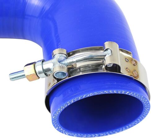 خرطوم الكوع من مطاط السيليكون 90 درجة مع المشابك المتوافقة مع Paccar Kenworth Peterbilt يستبدل F04-6006 F046006 in Saudi Arabia
