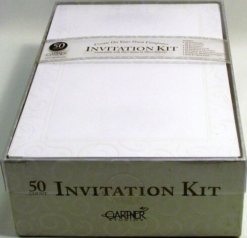 Gartner Studios 61007 Invitation Kit, Ivory in Saudi Arabia