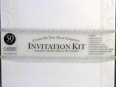 Gartner Studios 61007 Invitation Kit, Ivory in Saudi Arabia