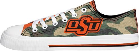 حذاء قماشي نسائي من FOCO Oklahoma State مموه برقبة منخفضة مقاس 8 in Saudi Arabia
