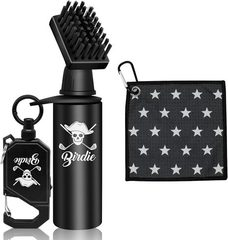 Montela Golf Club Cleaner Brush Golf Water Brush with Mini Towel Golf Brush Cleaning Golf Club & Ball Golf Club Cleaner Kit Golf Accessories for Gift for Men/Women in Saudi Arabia