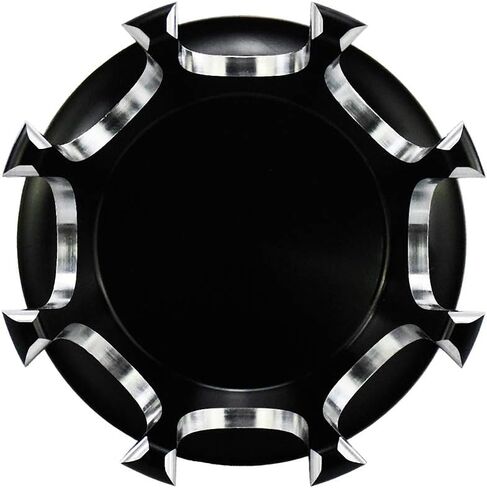 King Crown Gas Cap Fuel Tank Right-hand Thread Billet Aluminum Fit for Harley Sportster Dyna Touring Road King Softail Trike Freewheeler FLRT Black in Saudi Arabia