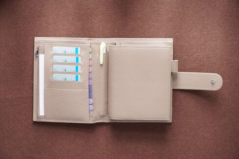 Moterm Pocket Versa - مجموعة مخطط مجلد ومحفظة بحجم الجيب (أسود محبب، حلقة 19 ملم) in Kuwait