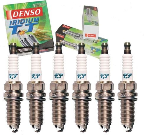 6 pc DENSO Iridium TT Spark Plugs compatible with Toyota Tacoma 3.5L V6 2016-2017 in Saudi Arabia