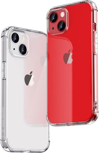 حافظة iPhone 15 HD Clear · حماية MIL · 『 وسائد هوائية مقاومة للصدمات 』『 رنين مكبر الصوت 』〔 واقي الشاشة والعدسة 〕〔 مضاد للانزلاق 〕〔 فتحة الحزام 〕 · غطاء سيليكون مضاد للأصفر ممتص للصدمات قوي in Saudi Arabia