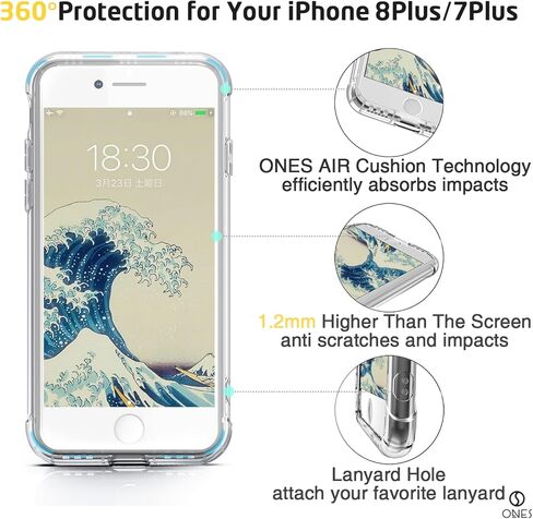 حافظة iPhone 15 HD Clear · حماية MIL · 『 وسائد هوائية مقاومة للصدمات 』『 رنين مكبر الصوت 』〔 واقي الشاشة والعدسة 〕〔 مضاد للانزلاق 〕〔 فتحة الحزام 〕 · غطاء سيليكون مضاد للأصفر ممتص للصدمات قوي in Kuwait