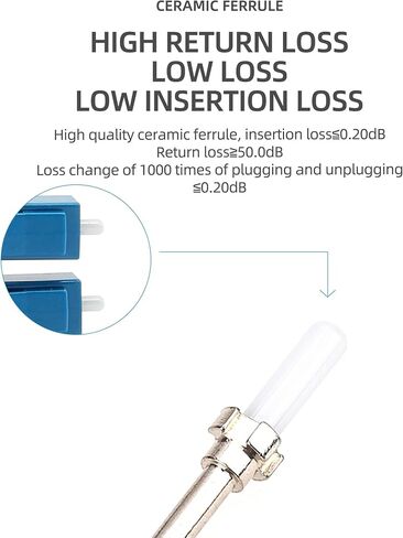 LC/UPC Fiber Optic Circuitors Connector SM & MM Fiber Optic Loopback Adapter LC Interface Signal Loop Connector (LC/UPC SM-9/125) in Saudi Arabia