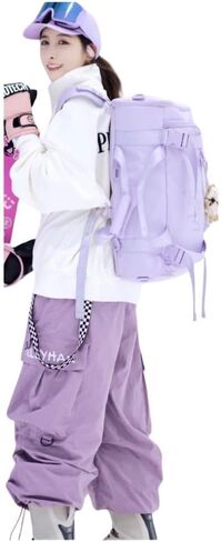 Hellystudio Super Baggy Fleece Snowboarding Pants for Men Women Warm Insulated Waterproof Skiing Pant in Saudi Arabia