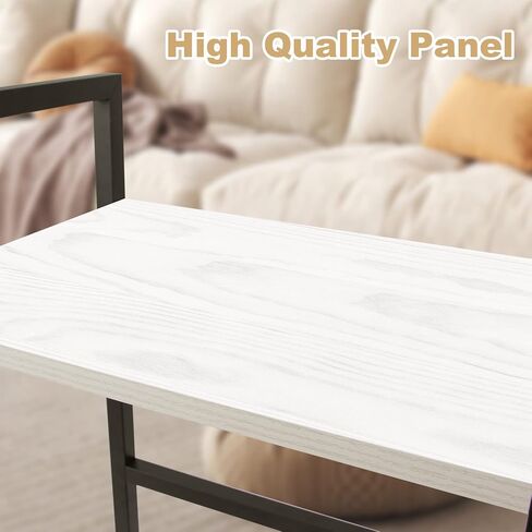 ترقية حامل الطابعة، حامل برج الكمبيوتر، عربة طابعة من طبقتين أسفل المكتب مع مساحة تخزين، عربة آلة بعجلات وسطح طاولة قابل للتعديل، رف تخزين عالي التحمل للمكتب والمنزل (كريمي) in Kuwait