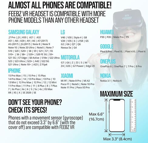 سماعة الواقع الافتراضي للهواتف - لمشاهدة فيديوهات الواقع الافتراضي ثلاثية الأبعاد - موديل-10 in Kuwait