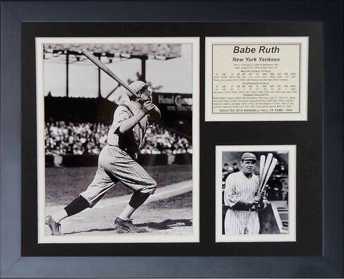 مجموعة صور مجمعة بإطار من Legends Never Die "Babe Ruth Swing"، مقاس 11 × 14 بوصة in Saudi Arabia