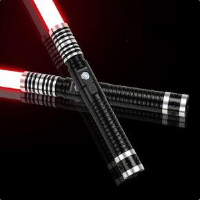Lightsaber,Dueling Double Light Saber,LED Light Saber with 18 RGB Colors, Lightsabers for 3 Modes,Real Dueling Lightsaber for Adults,Christmas Halloween Present for Kids,2 Pack