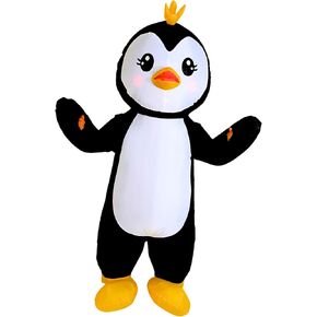 PTS Inflatable Costume Adult, Blow Up Penguin Costume for Halloween Inflatables Cosplay Party