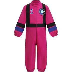 IMEKIS Baby 1st Birthday Outfit Boy Girl Long Sleeve Jumpsuit Firefighter Astronaut Halloween Cake Smash Photo Shoot