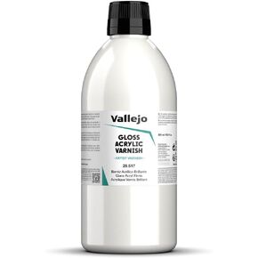 Vallejo Model Color 500 ml Gloss Acrylic Varnish, White