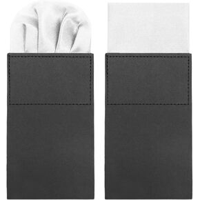 Solid Color Pocket Square, Pocket Squares for Men Prefolded Handkerchief for Men on Card Wedding Party