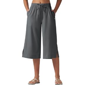 Willit Women's Swim Capris Pants Wide Leg Beach Board Swimming Bathing Quick Dry Lightweight UPF50+ Pockets in Kuwait