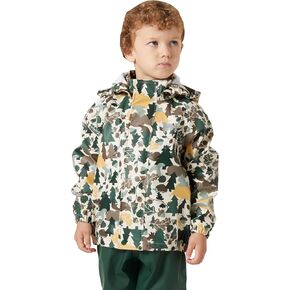 Helly-Hansen Kid's Bergen 2.0 Pu Rainset Aop ، 390 Jungle Green Aop ، 8