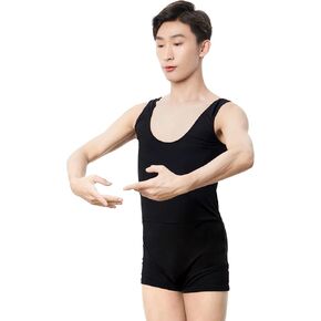 Daydance Teen Boy Men Tank Leotards for Gymnastics, Dance, Ballet