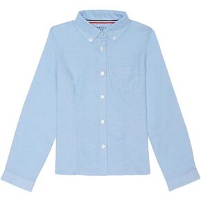 French Toast Girls' Long Sleeve Oxford Blouse