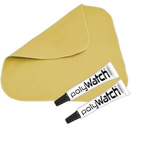1 PolyWatch Plastic Watch Crystal Scratch Remover Polish with Microfiber Cloth