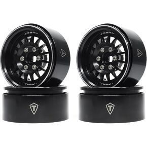 TREAL 1.9 Beadlock Wheel Rims Heavy Duty Multi Spoke CNC 1.9 Inch Wheels(4P) for 1:10 RC Crawler TRX-4 SCX10 III SCX10 PRO SCX10 II -Type N(Bronze) in Kuwait