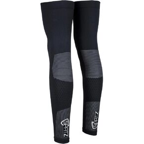 SPATZ "Burnr" 4-Season Leg Warmers – Seamless, Aerodynamic, Moisture-Wicking, Silicone Grippers for Cycling & Outdoor Sports