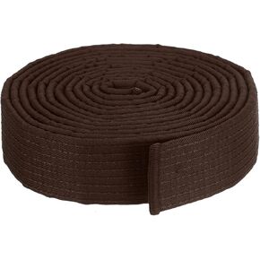 Patikil Judo Colored Transking Belt 1.5 "x10.5ft 3.2m ، Cotton Martial Arts Como Karate Belt for Coach Texpression Practice ، Brown