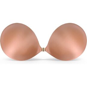 Niidor Adhesive Strapless Bra for Women Sticky Invisible Push up Silicone Bra for Backless Dress 2025 Upgraded Clasp Bras