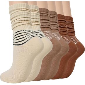 IRAMY Compression Socks for Women Scrunch Ankle Support Coolmax Wicking Running Cushioned Plantar Fasciitis Slouchy Sock