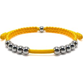 LAMIBEE Golf Stainless Steel 10 Beads Score Counter Bracelet, Golf Stroke Count Bracelet, Resizable and Easy to Adjust Golf Round Scoring Tracker, Durable and Stylish Golf Accessory