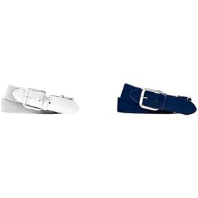 Mizuno Classic Elastic Baseball/Softball Belt, Adult One Size Fits All, White Classic Elastic Baseball/Softball Belt, Adult One Size Fits All, Navy