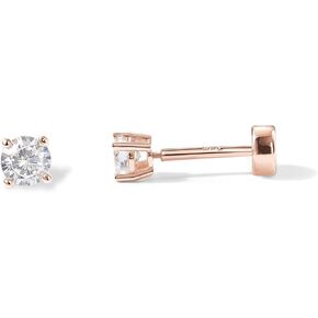 PAVOI 14K GOLD مطلي الصلبة 925 Sterling Silver Post cubic Zirconia stud أقراط مسطحة الخلفية للنساء | حلق الغضروف | هولكس ثقب المجوهرات | أقراط مسمار صغيرة للنساء