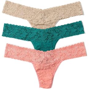 hanky panky - Signature Lace Low Rise Thongs for Women | Lacy Lingerie, Underwear Panties | 3 or 5 pack | One Size 4-14