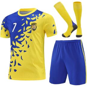 Rikpr Children's Soccer Jersey Youth Sportswear Kids Training Uniforms Boys and Grils Gifts لعشاق كرة القدم