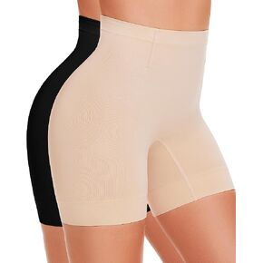 BESTENA Shapewear Shorts, Mid-Waist Body Shaper Short, Womens Shapewear Tummy Control, Seamless Shapewear for Under Dresses in Saudi Arabia