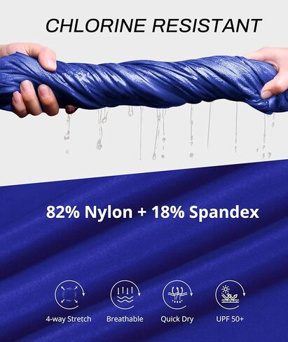 DIBAOLONG Women's Swim Shorts 7" High Waisted Quick Dry UPF 50+ Beach Board Shorts for Women with Liner & Pockets in Kuwait