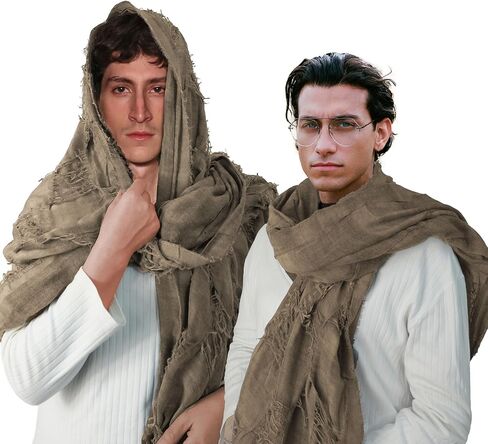 التفاف شال الغلق الكثبان الرملية مع بروش فايكنغ | Cowl Cowl Rogue Rogue Cloak Cloak Renaissance Case Association in Kuwait