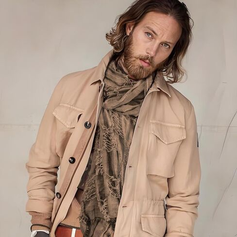 التفاف شال الغلق الكثبان الرملية مع بروش فايكنغ | Cowl Cowl Rogue Rogue Cloak Cloak Renaissance Case Association in Kuwait