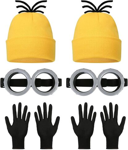Halloween Women Adult Costume Accessories with Hat Assembled Goggles Gloves Funny Kids Costume Cosplay in Saudi Arabia
