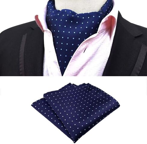 رجال PAISLEY CRAVAT CRAVAT TIE ASCOTS و Pocket Square مجموعة ASCOT in Kuwait