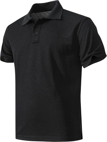 Men's Quick-Dry Active Polo Shirts Short Sleeve Performance for Golf Tennis Daily Casual Collared T-Shirt in Saudi Arabia