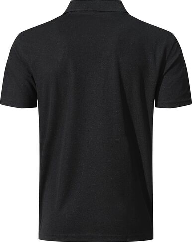 Men's Quick-Dry Active Polo Shirts Short Sleeve Performance for Golf Tennis Daily Casual Collared T-Shirt in Saudi Arabia