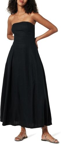 The Drop Women's Carlota Strapless Linen Maxi Dress in Saudi Arabia