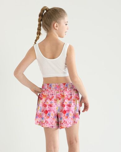 الفتيات Skorts Flowy Butterfly Shorts SPANDEX 2 في 1 مع تنورة جيب للأطفال التنس ، الرياضية ، الجري من 5 إلى 13 سنة in Kuwait